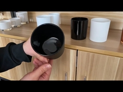 شیشه های خالی شمع چای خوری شیشه ای خالی شیشه های شیشه ای 5.5x6.8