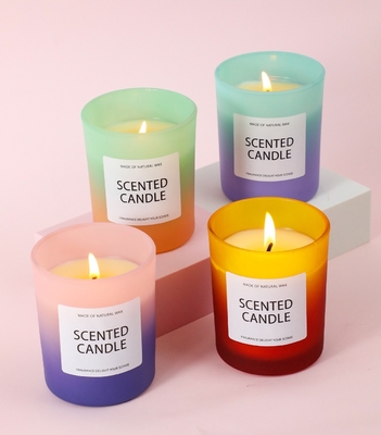 AROMA HOME چین ایالات متحده آمریکا انبار کالیفرنیا شمع معطر شیشه ای شیشه ای مات 5 اونس با جعبه هدیه