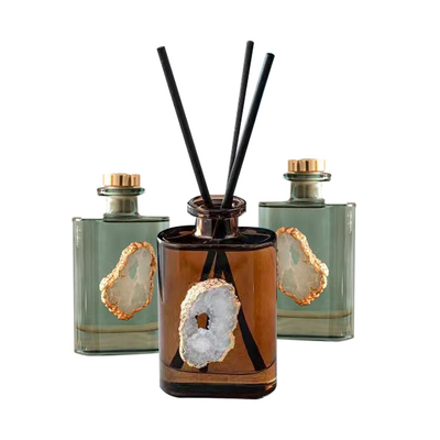 AROMA HOME اسانس کریستال کهربا ست پخش کننده نی 180 میلی لیتری برای اتاق خواب