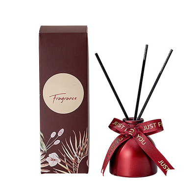 عطر رنگارنگ 50 میلی لیتری لوکس سفارشی با پخش کننده عطر نی در جعبه CMYK