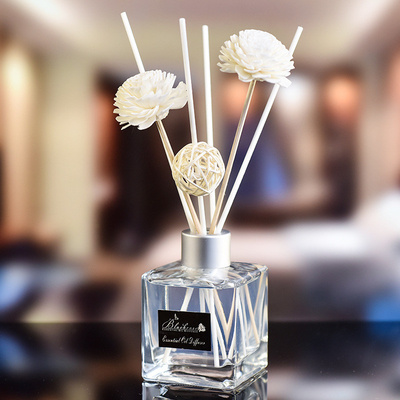 بطری شیشه ای DPMA پخش کننده عطر کوچک نی و روغن 50 میلی لیتر