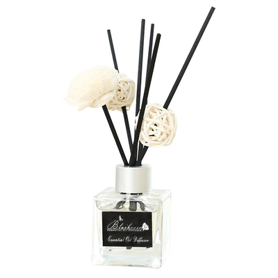 بطری شیشه ای DPMA پخش کننده عطر کوچک نی و روغن 50 میلی لیتر