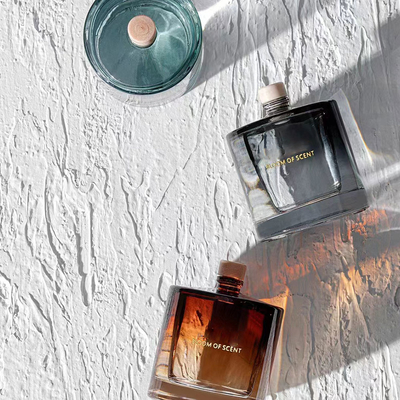 ست هدیه دیفیوزر آروما رید طرح منحصر به فرد روغن عطر HOME