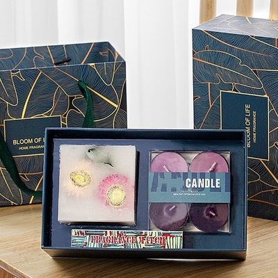 عطر برچسب خصوصی چای موم سویا وکس ستون معطر شمع هدیه سفارشی