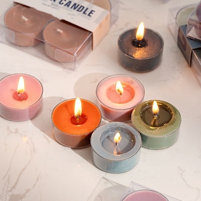 AROMA HOME بسته 4 عددی رایحه درمانی DIY با کیفیت بالا پرتقال زنجبیل رز عطر موم سویا معطر چای شمع روشن