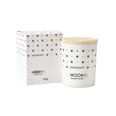 AROMA HOME کریسمس طبیعی پرکاربرد شیب نوردیک شمع شیشه ای شیشه ای موم سویا با جعبه تاشو