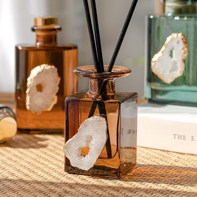 پخش کننده نی بطری شیشه ای عطر اتاق با هوای تازه دفتر آروماتراپی