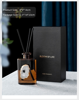 پخش کننده نی بطری شیشه ای عطر اتاق با هوای تازه دفتر آروماتراپی