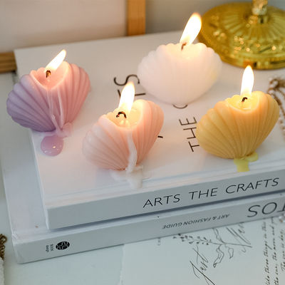 AROMA HOME INS OEM Cube Ornaments Shell Aromatherapy Wax سویا شمع های معطر خلاقانه برای هدیه تولد دکوراسیون منزل