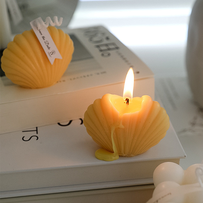 AROMA HOME INS OEM Cube Ornaments Shell Aromatherapy Wax سویا شمع های معطر خلاقانه برای هدیه تولد دکوراسیون منزل