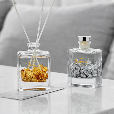 آروماتراپی خانگی عطر و بوی عطر کریستال شیشه ای بطری نی دیفیوزر