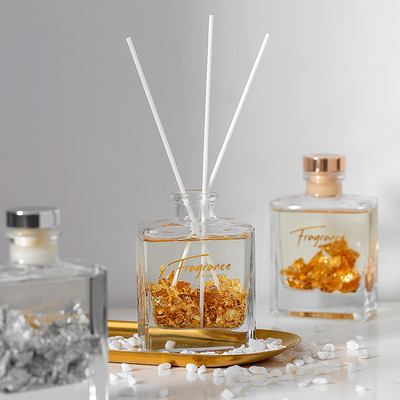 آروماتراپی خانگی عطر و بوی عطر کریستال شیشه ای بطری نی دیفیوزر