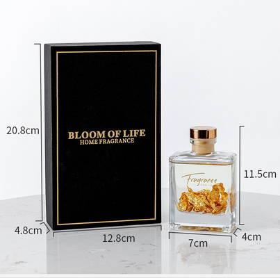آروماتراپی خانگی عطر و بوی عطر کریستال شیشه ای بطری نی دیفیوزر