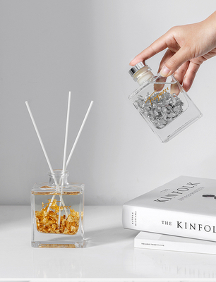 آروماتراپی خانگی عطر و بوی عطر کریستال شیشه ای بطری نی دیفیوزر