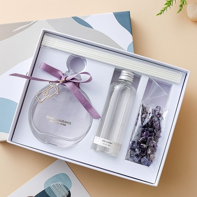 آروماتراپی خانگی عطر و بوی عطر کریستال شیشه ای بطری نی دیفیوزر