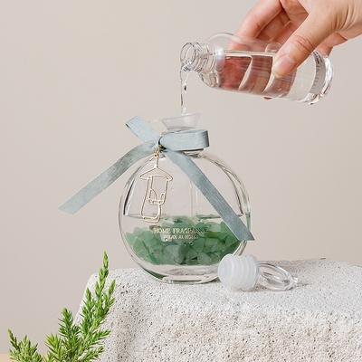 آروماتراپی خانگی عطر و بوی عطر کریستال شیشه ای بطری نی دیفیوزر