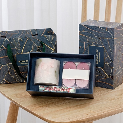 ست کادویی شمع معطر موم چای با فنجان استوانه ای رنگارنگ برای جشن عروسی