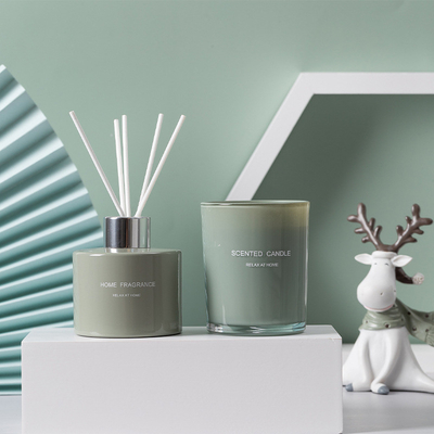 مجموعه جعبه هدایایی شمع معطر AROMA HOME روغن عطر منحصر به فرد نی دیفیوزر