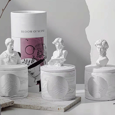 ECO David Plaster Gypsum Sculpture 2023 عطر شمع معطر گاردنیا