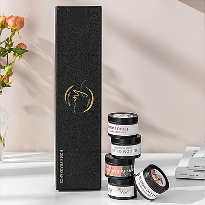ست کادویی شمع دکور 100% شمع معطر قلع موم سویا سفری 5 عدد/ست
