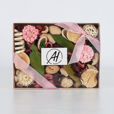عطر لیبل خصوصی رنگارنگ پنبه گل خشک شده برای هدیه ست خانه