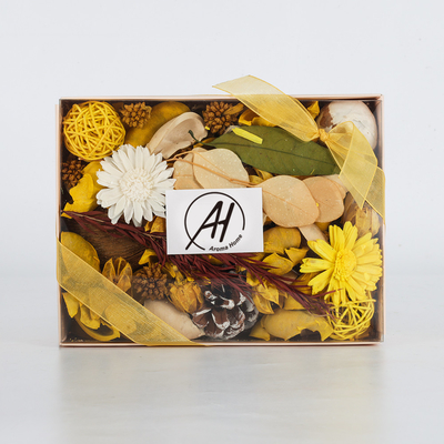 عطر لیبل خصوصی رنگارنگ پنبه گل خشک شده برای هدیه ست خانه