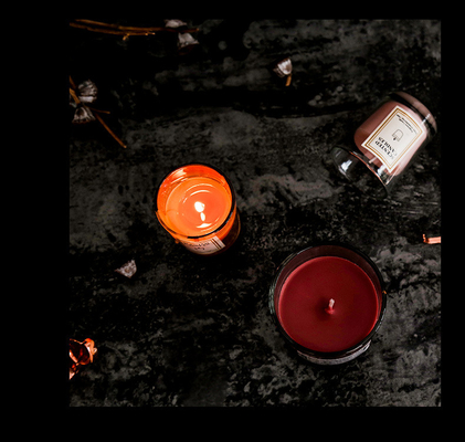 آروماتراپی Nordic Ins رایحه معطر شمع شیشه شفاف موم سویا با جعبه هدیه