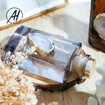 بطری شیشه ای بوی عطر بدون آتش پخش کننده نی بدون آتش برای دکوراسیون منزل