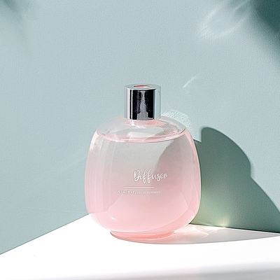 گل رز بطری شیشه ای روغن معطر استیک نی دیفیوزر برای خانه