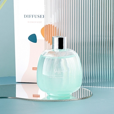 گل رز بطری شیشه ای روغن معطر استیک نی دیفیوزر برای خانه