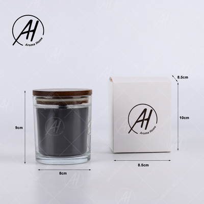 شمع معطر 8OZ با عطر شیشه ای با عطر شکلاتی لوکس سفارشی