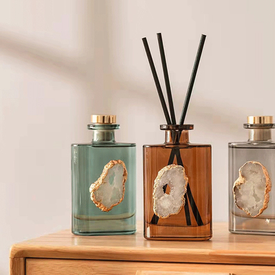 AROMA HOME اسانس کریستال کهربا ست پخش کننده نی 180 میلی لیتری برای اتاق خواب