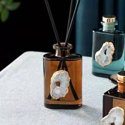 AROMA HOME اسانس کریستال کهربا ست پخش کننده نی 180 میلی لیتری برای اتاق خواب