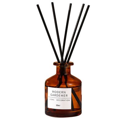 بطری های شیشه ای سفارشی دکوراسیون منزل هتل پخش کننده بوی نی نی 50ML
