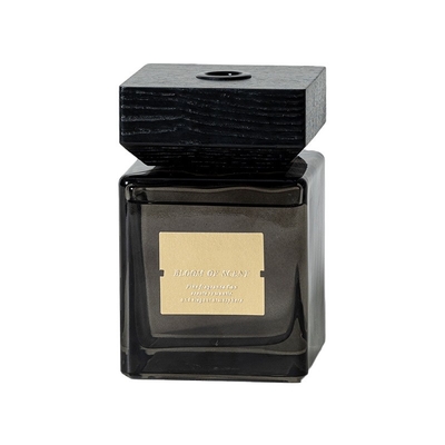 عطر وست ماس ​​ایر با پوشش چوبی بطری مربعی، اسانس آروماتراپی بدون آتش