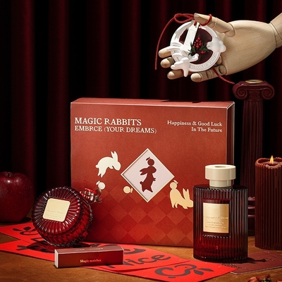 روغن معطر طبیعی موم معلق موم آویزان خوشبو کننده هوا Rabbit Reed Diffuser
