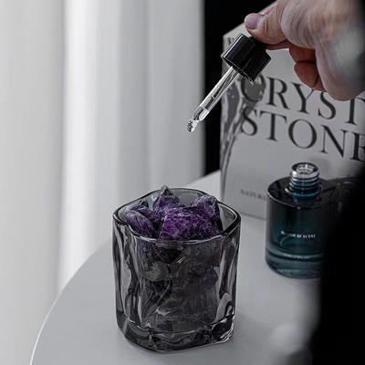 بطری شیشه ای 30 میلی لیتر 260 گرم شمع های عطر آمیزی کریستال