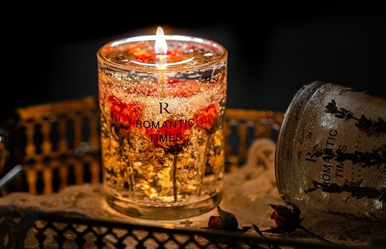 موم ژله ای شفاف سفارشی حجم زیاد ژله ای ژله ای برای ساخت شمع