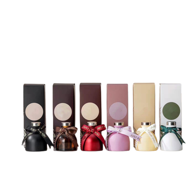 بطری شیشه ای 50 میلی لیتر عطر چوبی عطر لوکس خانه عطر های چوبی