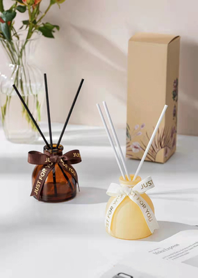 بطری شیشه ای 50 میلی لیتر عطر چوبی عطر لوکس خانه عطر های چوبی