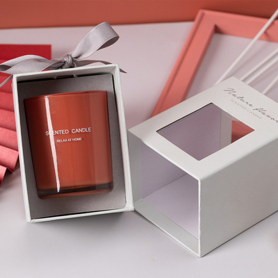 Aroma Home OEM Soy Wax سفارشی چاپ شیشه ای شمع معطر