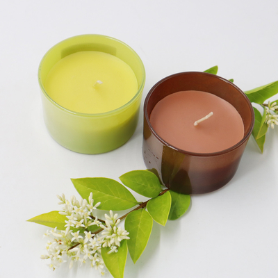 OEM معطر موم سویا شمع خانگی نارگیل و آهک 4oz