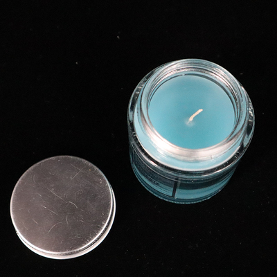 12 اونس شمع شیشه ای آبی خانگی مربای اسطوخودوس معطر برای حمام اتاق خواب