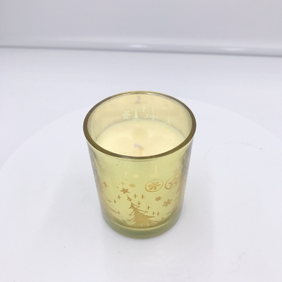 شمع خانگی با رایحه آبکاری زرد خانگی برای رایحه درمانی