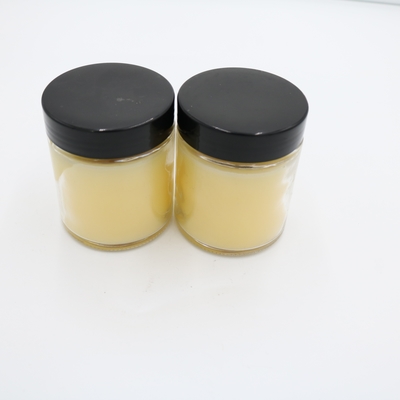 شمع معطر شمع شیشه ای زرد لیمو وربنا شمع سویا با درب مشکی
