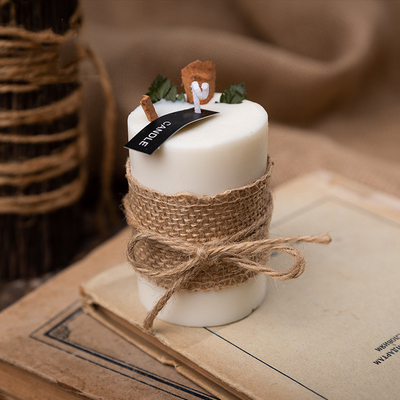 OEM Pillar Vegan Soy Wax شمع های معطر 10.5 اوزی شکل مربع