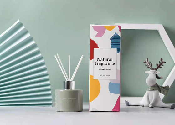 ست هدیه رنگارنگ آروما رید دیفیوزر 120 میلی لیتری عطر لوکس با جعبه CMYK