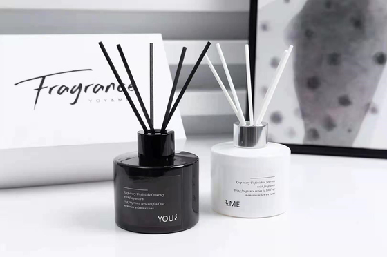 ست هدیه رنگارنگ آروما رید دیفیوزر 120 میلی لیتری عطر لوکس با جعبه CMYK