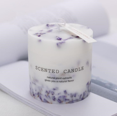 OEM Lemon Verbena Pillar For Decorating Aroma Home Candle