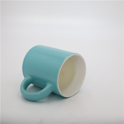 شمع سویا سرامیکی معطر 5.5 اونس فنجان چای گرد آبی براق خانگی Aroma Home
